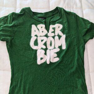 Abercrombie & Fitch tee shirt - glitter letters - super cute